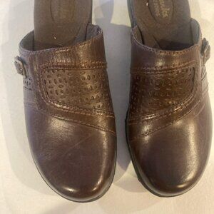 Clarks Bendables Brown Mule, 7.5M